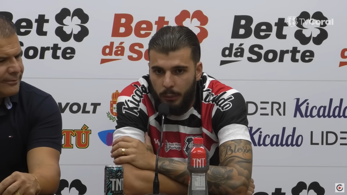 Eduardo Tanque pede saída e rescinde contrato com o Santa Cruz
