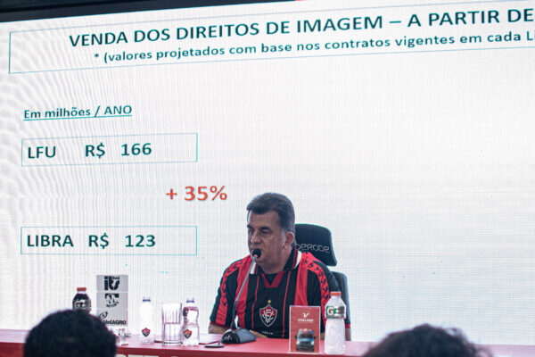 Fábio Mota em coletiva de imprensa - Foto: Victor Ferreira/EC Vitória