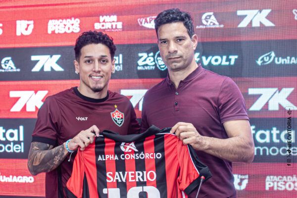 Kike Saverio, atacante do Vitória - Foto: Victor Ferreira/EC Vitória