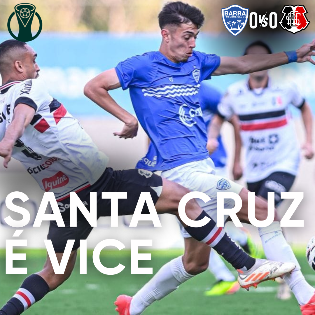 PÓS-JOGO – SANTA CRUZ NÃO SUPERA BARRA E É VICE DA SÉRIE D – 45 MINUTOS