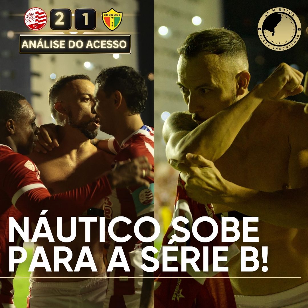 PÓS-JOGO – SÉRIE C – NÁUTICO 2 X 1 BRUSQUE – 45 MINUTOS