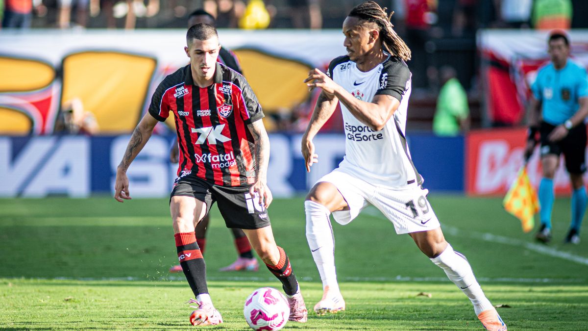 Vitória x Corinthians, pela Série A 2025, no Barradão