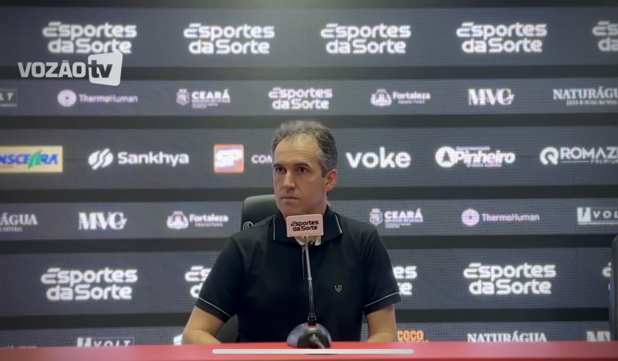 “A gente demorou a ter entendimento do jogo”, lamenta Condé após derrota do Ceará para o Vitória