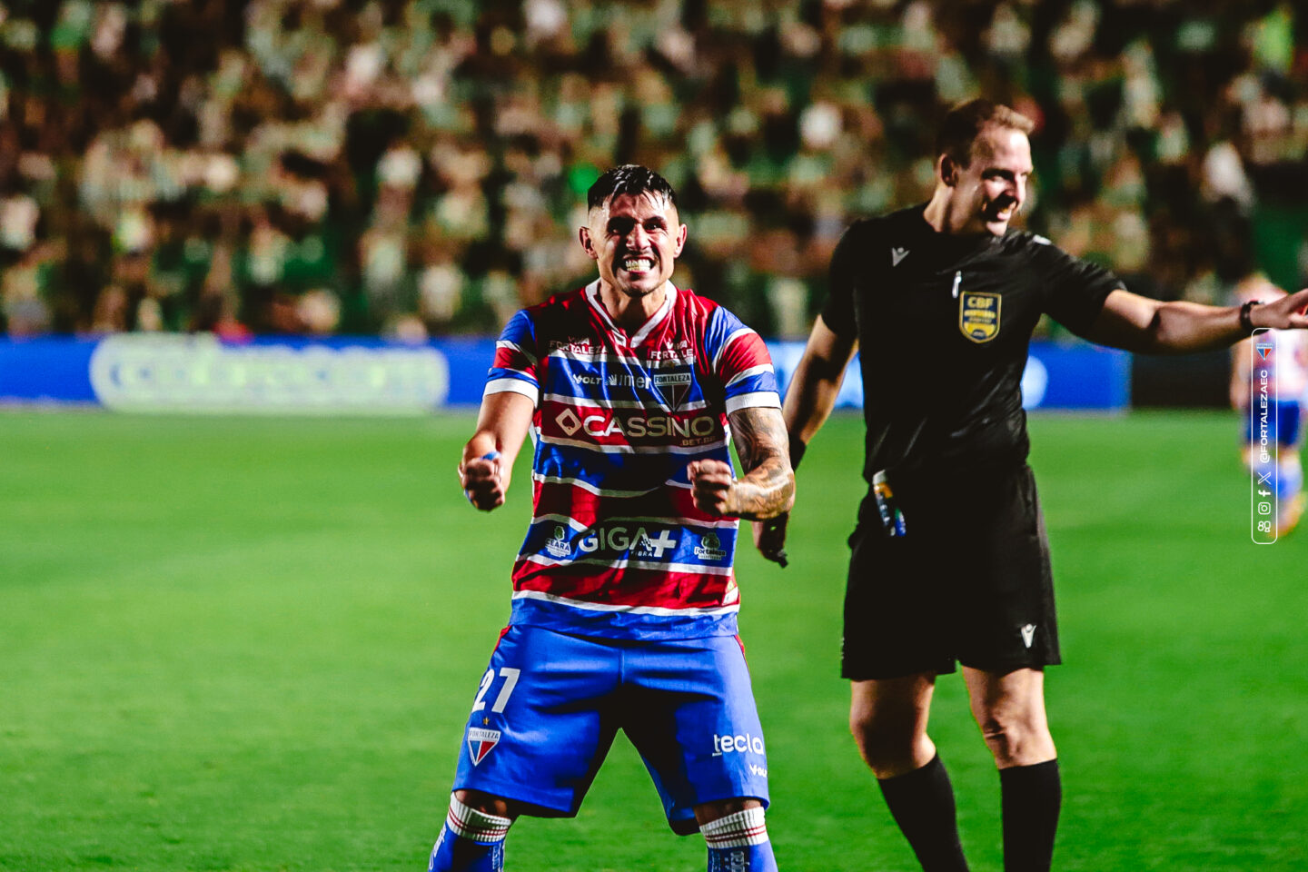 Adam Bareiro marca pela primeira vez no Fortaleza e encerra jejum de centroavantes no clube 1 Adam Bareiro - Fortaleza - Juventude - Série A