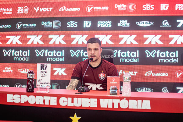 Renato Kayzer, atacante do Vitória - Foto: Victor Ferreira/EC Vitória