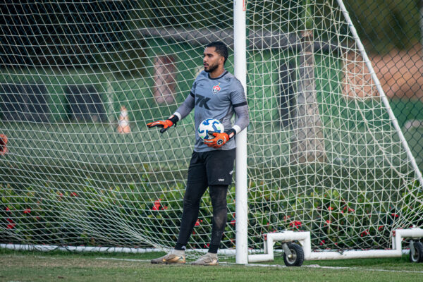 Vitória faz último treino antes do Ba-Vi; confira a provável escalação 2 Lucas Arcanjo está pendurado para o clássico - Foto: Victor Ferreira/EC Vitória