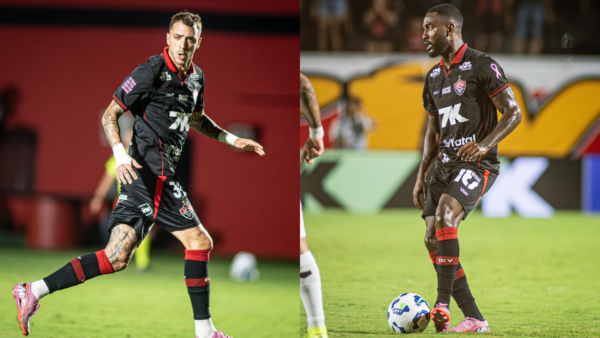 Renzo López e Ramon estão fora do jogo contra o Vasco - Fotos: Victor Ferreira/EC Vitória