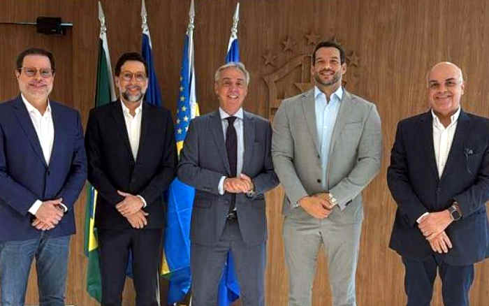Trio de Ferro encontra novo presidente da CBF para realinhar temas comerciais e históricos