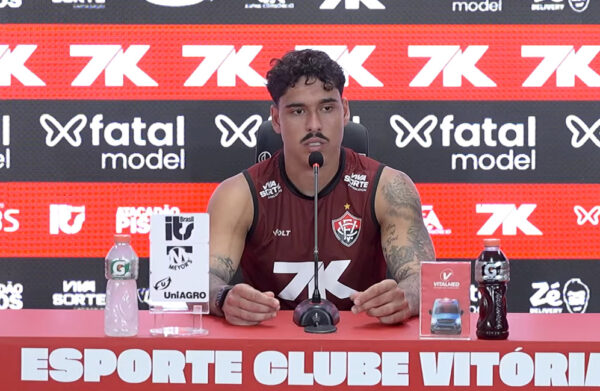 Lucas Halter, capitão do Vitória - Foto: Reprodução/TV Vitória
