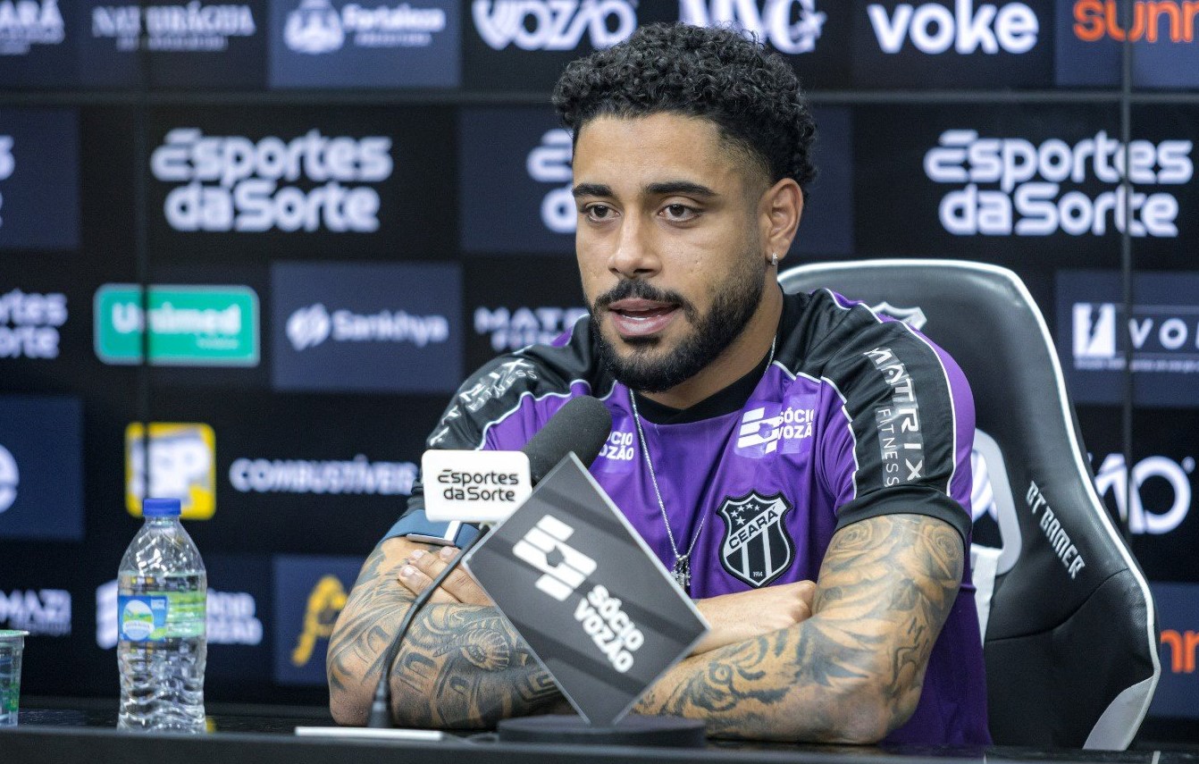 Matheus Bahia nega crise após oscilação do Ceará na Série A e diz que o momento é de “virada de chave”