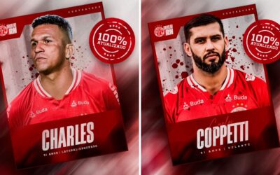 América-RN anuncia contratações do lateral Charles e do volante Carlos Coppetti para 2026