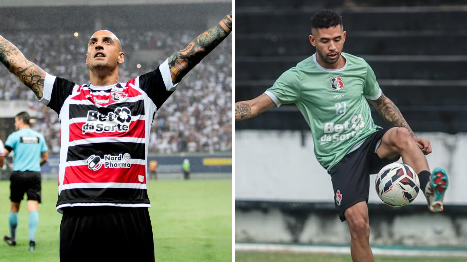 Ariel e Renato - Atacantes - Santa Cruz