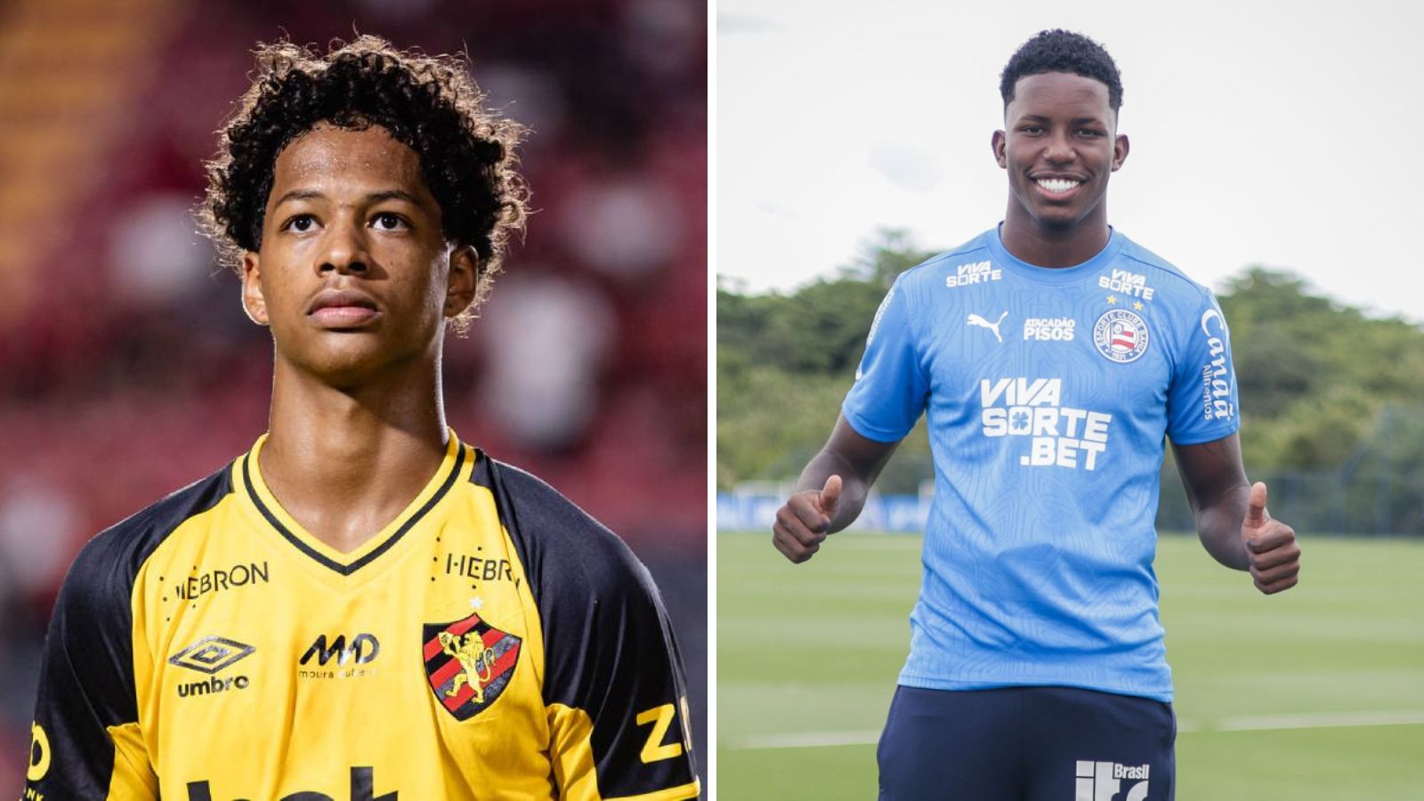 Zé Lucas, do Sport, Ruan Pablo, Dell e Arthur, do Bahia, são convocados para a Copa do Mundo Sub-17 1 Zé Lucas (Sport) e Ruan Pablo (Bahia)