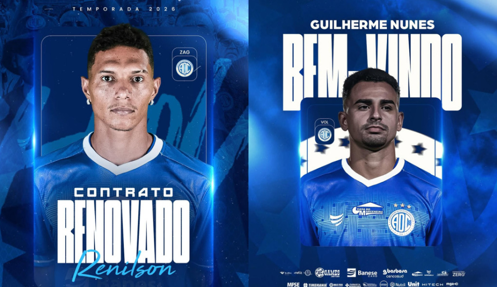 Confiança renova com Renilson e contrata volante revelado pelo Santos 1 Novos reforços do Confiança para 2026