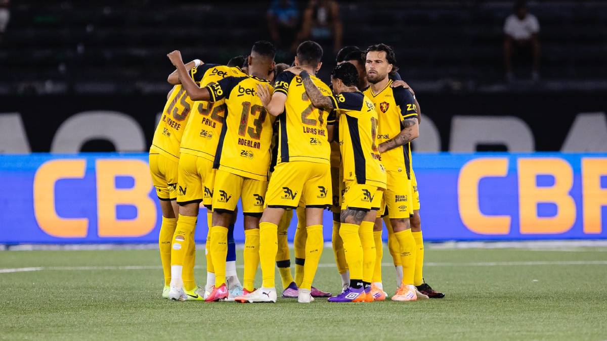 Elenco do Sport - Foto: Paulo Paiva/SCR