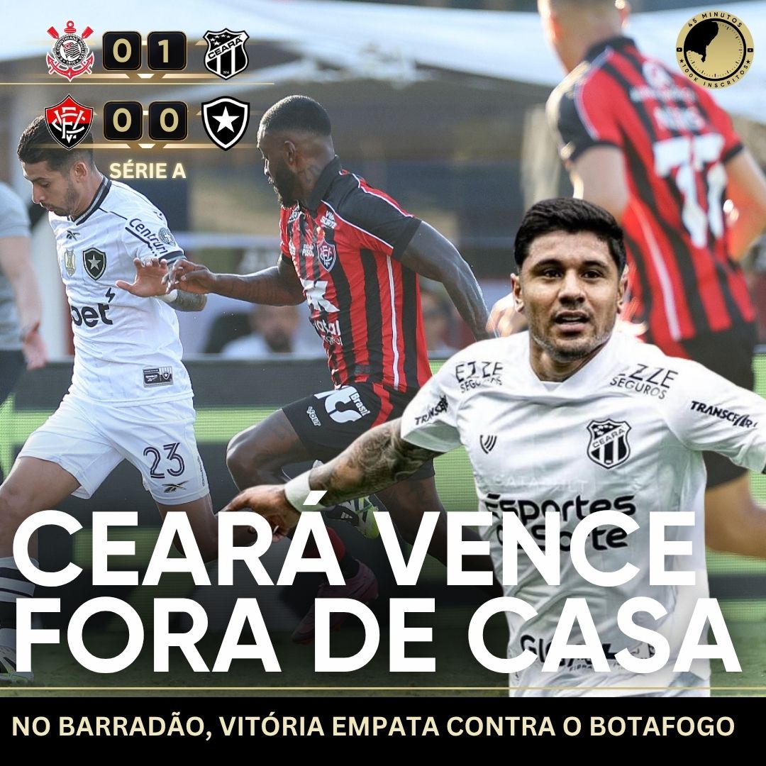 PÓS-JOGO – SÉRIE A – CORINTHIANS 0 X 1 CEARÁ | VITÓRIA 0 X 0 BOTAFOGO