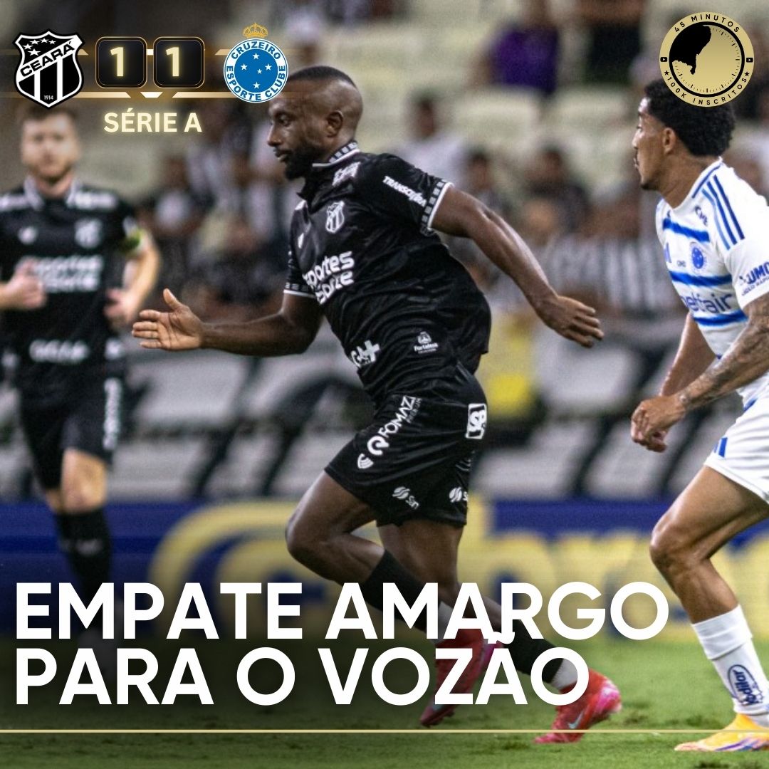 PÓS-JOGO – SÉRIE A – CEARÁ 1 X 1 CRUZEIRO