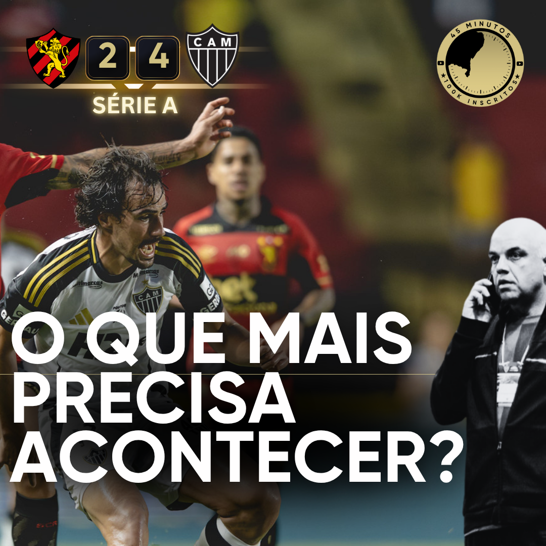 PÓS-JOGO: EM RUÍNAS, SPORT SOFRE VIRADA HISTÓRICA E AFUNDA NOS PIORES DIAS EM 120 ANOS