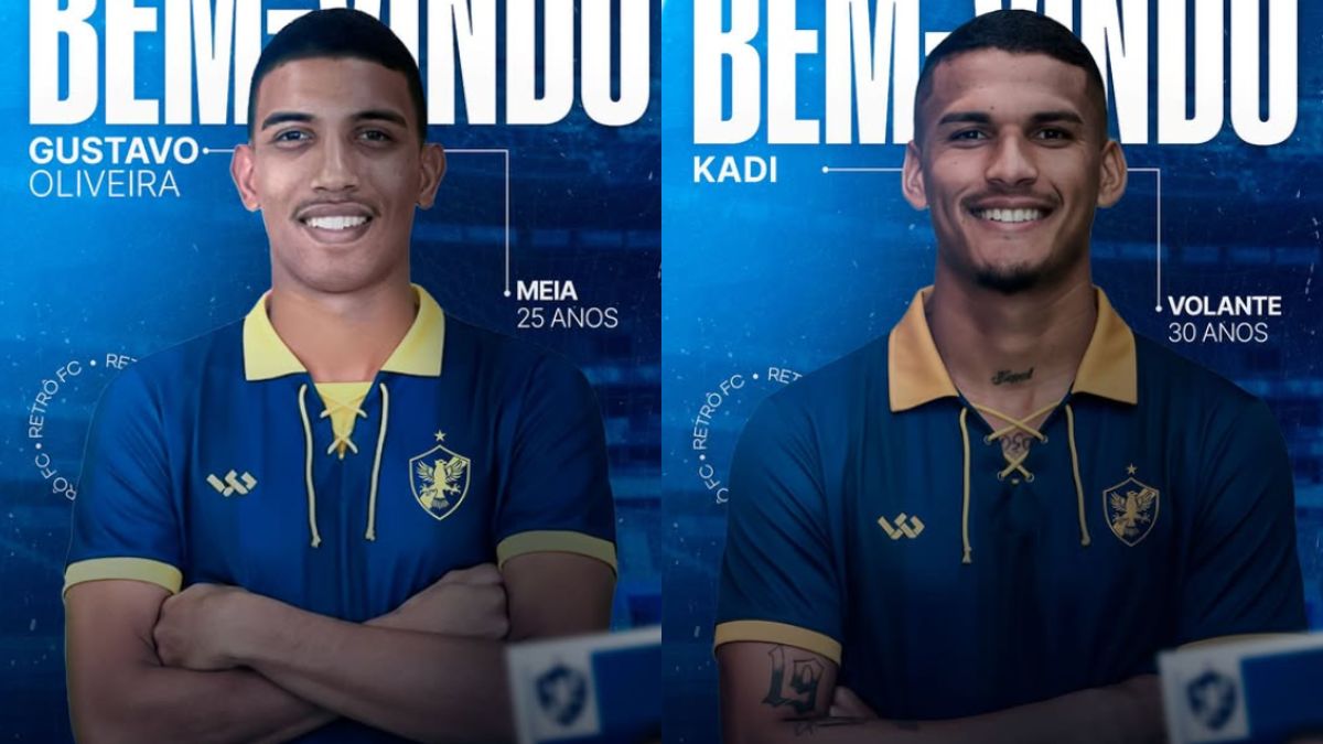Retrô anuncia contratações de Kadi e Gustavo Oliveira para 2026