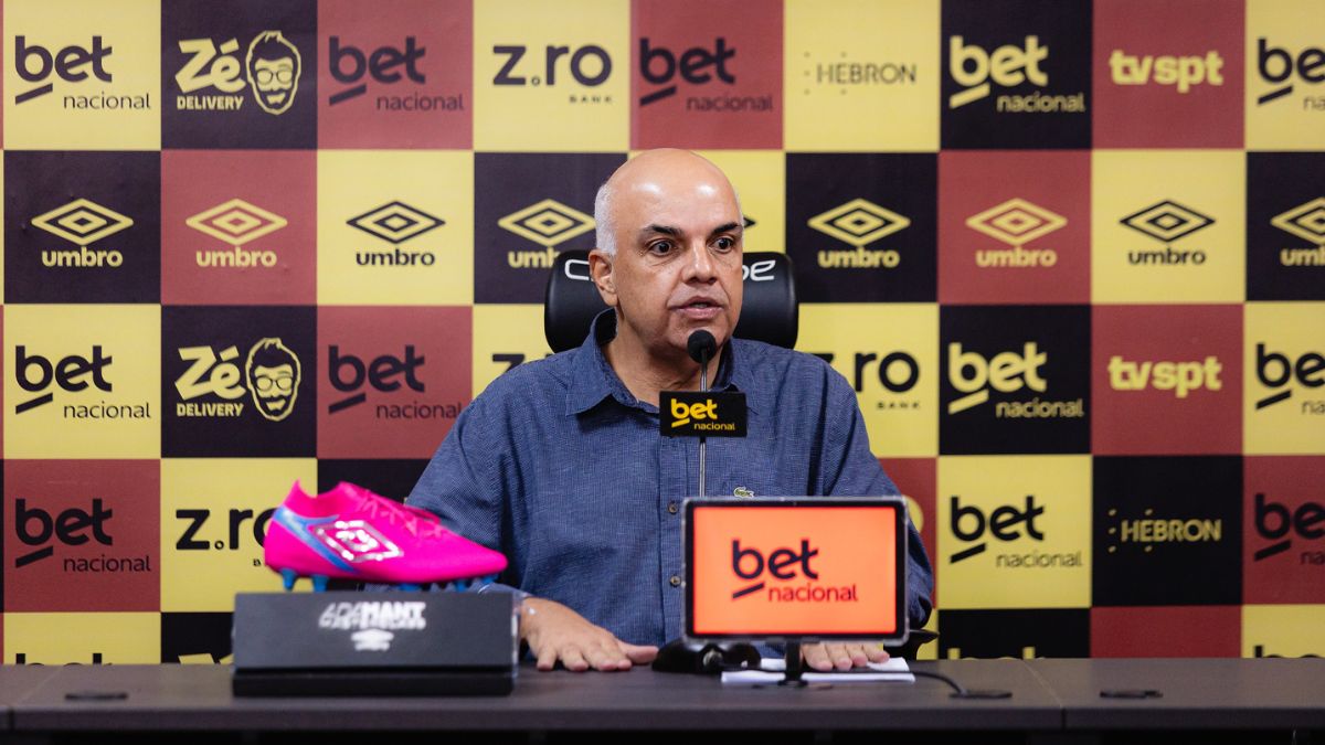 Yuri Romão confirma saída da presidência do Sport ao fim de 2025; novas eleições serão convocadas 1 Yuri Romão, presidente do Sport durante coletiva na Ilha do Retiro