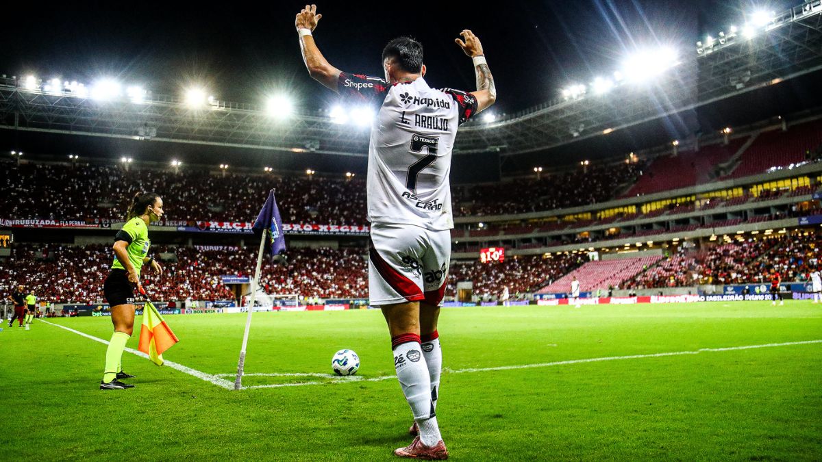 Sport x Flamengo na Arena de Pernambuco pela Série A do Brasileirão 2025 - Na foto, torcida do Flamengo