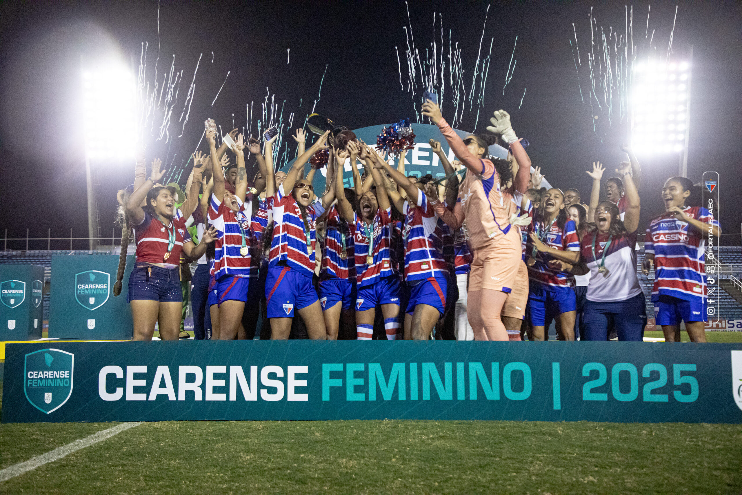 Com título do Cearense, time feminino do Fortaleza encerra temporada sem sofrer derrota