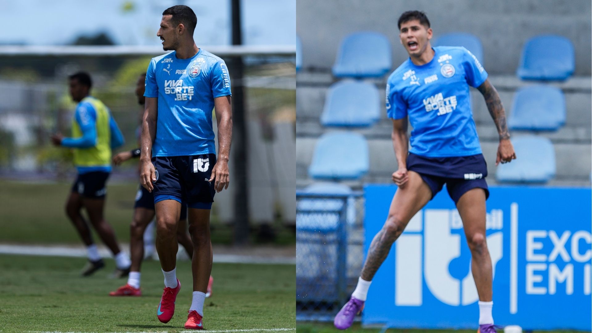 Bahia: Ramos Mingo e Gabriel Xavier treinam normalmente e devem ser relacionados contra o Fortaleza