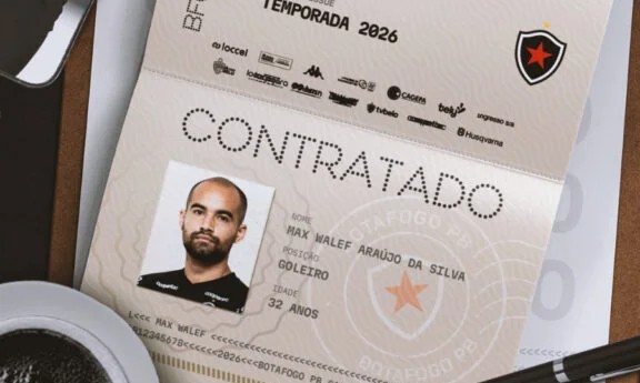 Botafogo-PB anuncia contratação do goleiro Max Walef, ex-Fortaleza