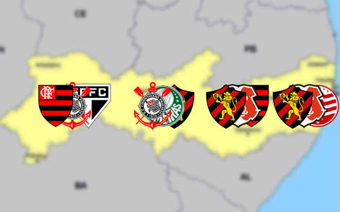 Raio X das torcidas em PE, com Sport até a Zona da Mata, Timão no Agreste e Fla no Sertão
