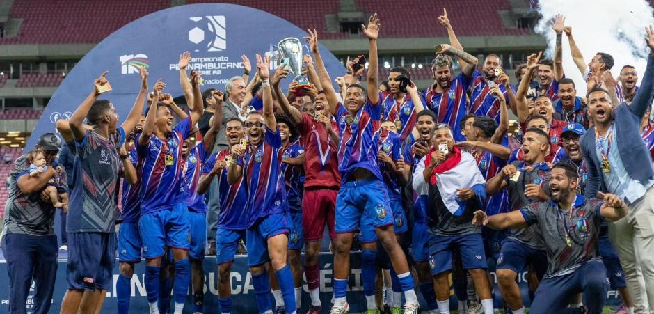 Vitória é tricampeão da Série A2 e fecha a lista de participantes do Pernambucano 2026