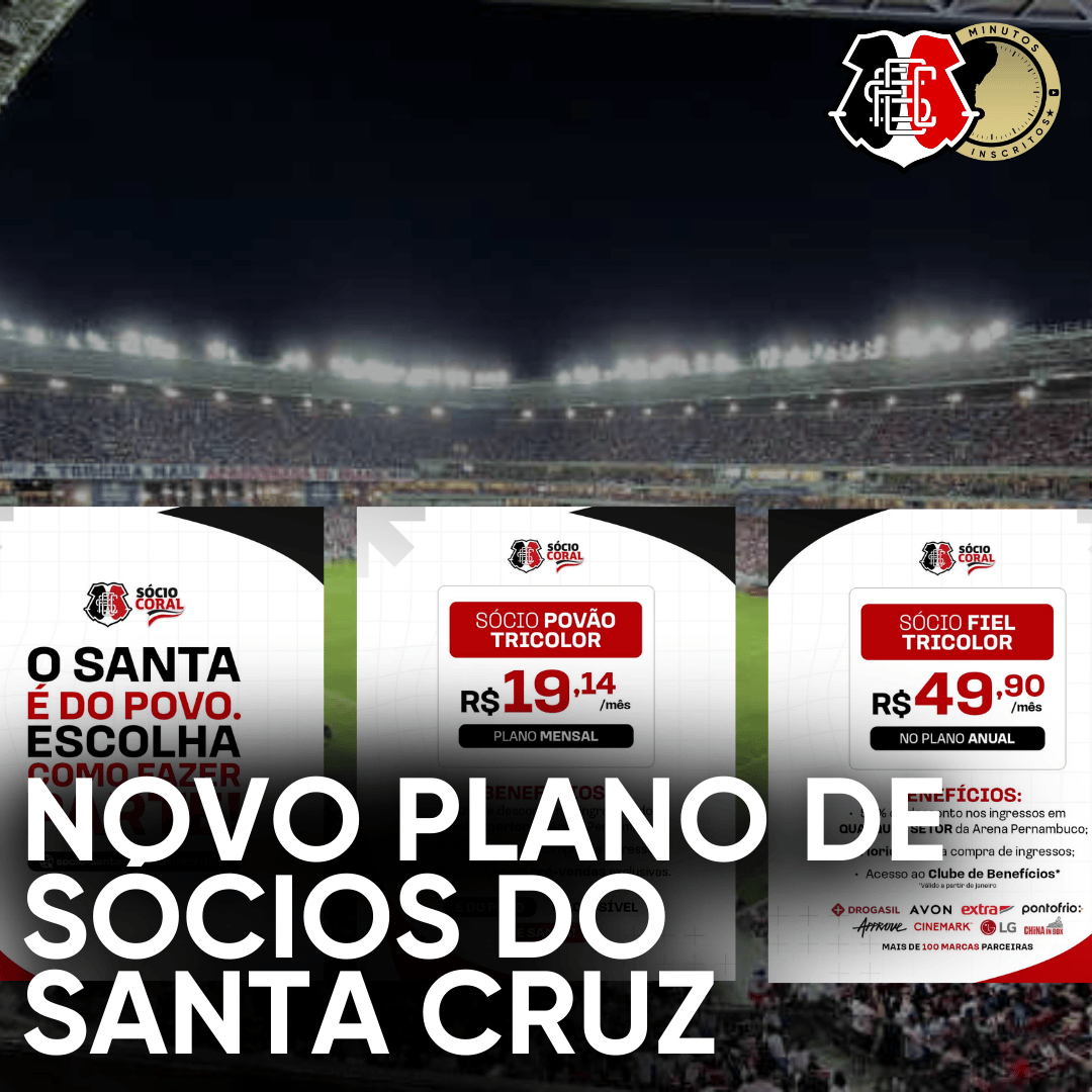 O SANTA É DO POVO? A NOVA CAMPANHA DE SÓCIOS DO SANTA CRUZ