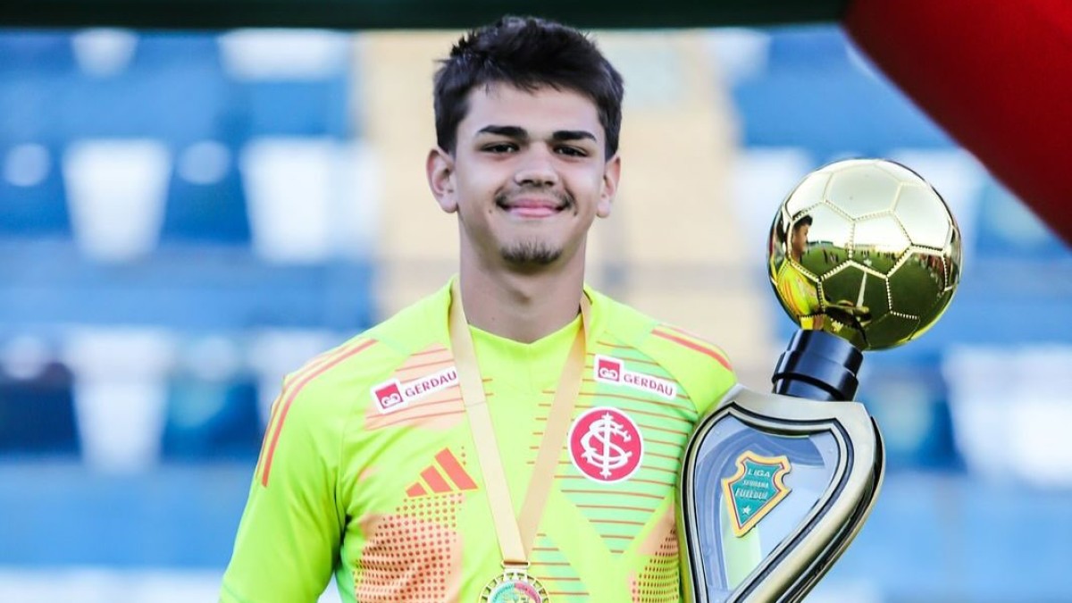 Franthiesco Becker, filho do goleiro Muriel, do Náutico, e sobrinho do goleiro Alisson, do Liverpool e Seleção Brasileira