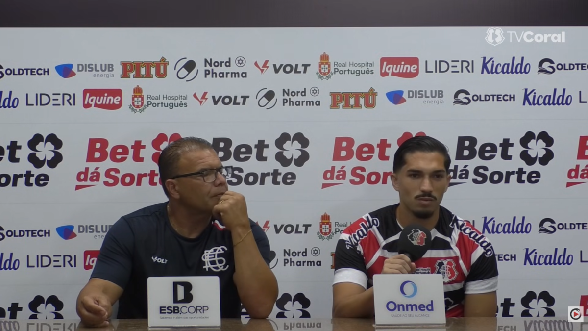 Andrey é apresentado no Santa Cruz e destaca convite do clube: “Não tem muito o que pensar”