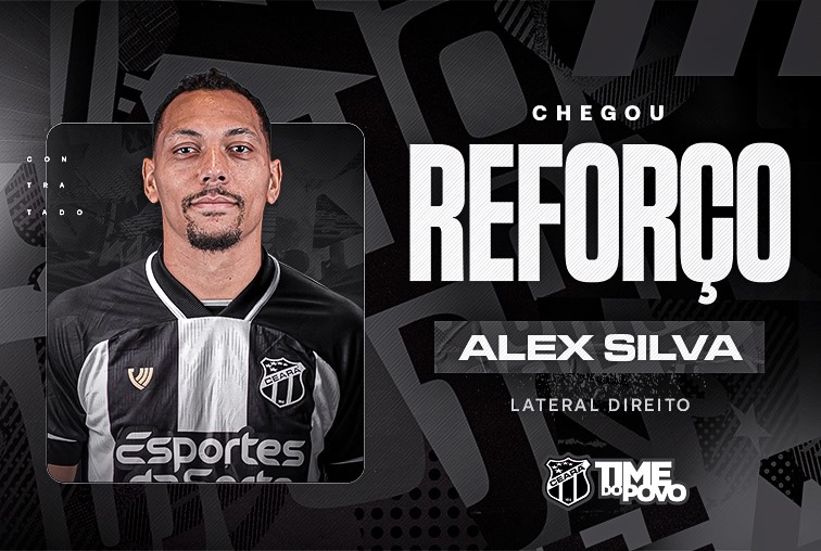 Ceará anuncia contratação do lateral Alex Silva, que estava no Coritiba