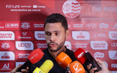 Guilherme dos Anjos exalta ‘partida tática’ do Náutico em classificação contra o Santa Cruz: “Fomos extremamente felizes”