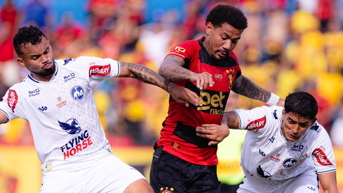 Mesmo com um a mais, Sport tem atuação fraca e fica só no empate contra o Maguary pelo Pernambucano