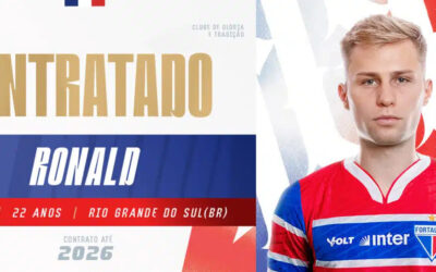 Fortaleza oficializa contratação do volante Ronald Falkoski por empréstimo