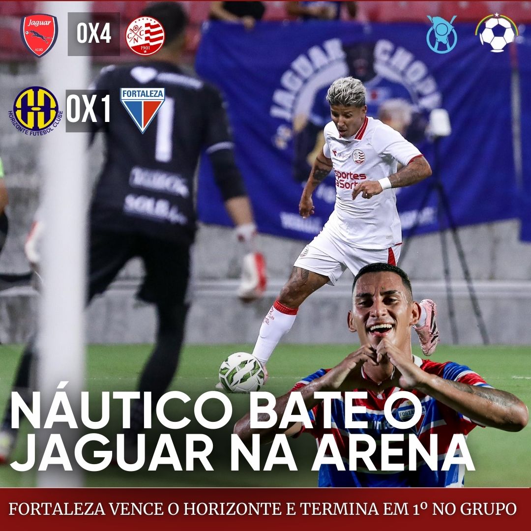 PÓS-JOGO – ESTADUAL – JAGUAR 0 X 4 NÁUTICO | HORIZONTE 0 X 1 FORTALEZA