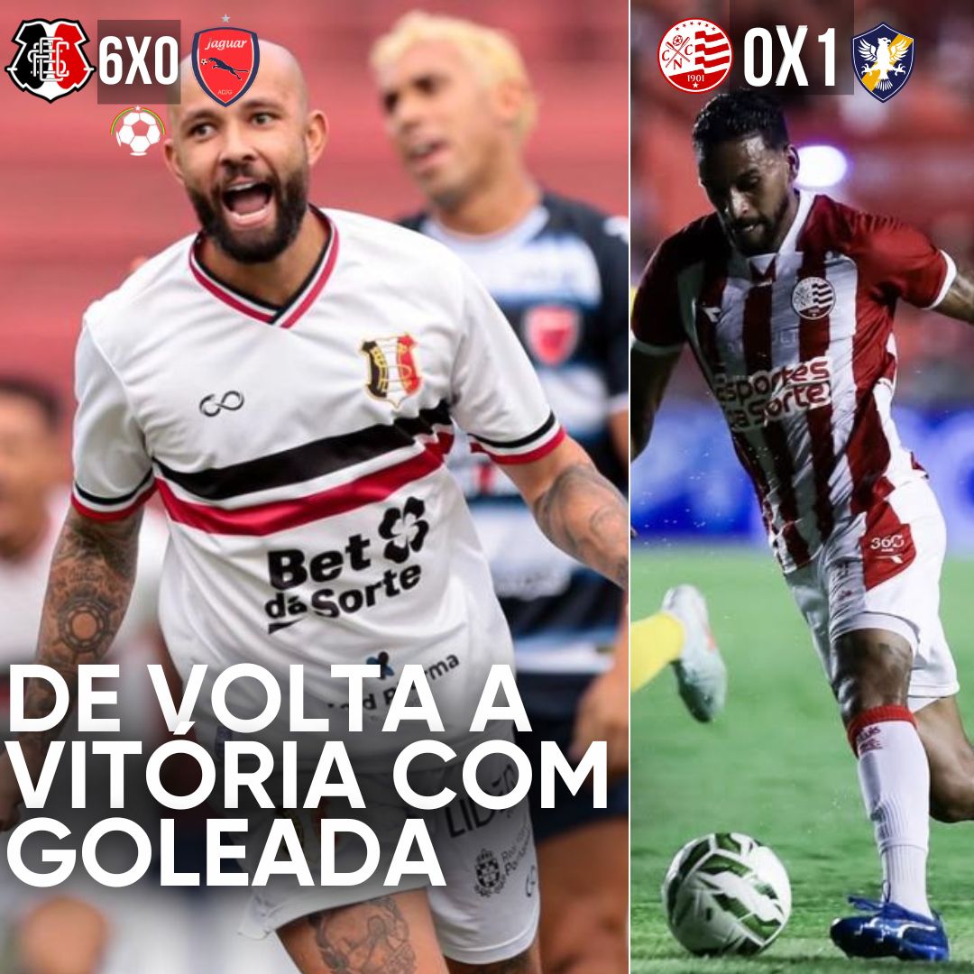 PÓS-JOGO – ESTADUAL – SANTA CRUZ 6 X 0 JAGUAR | NÁUTICO 0 X 1 RETRÔ