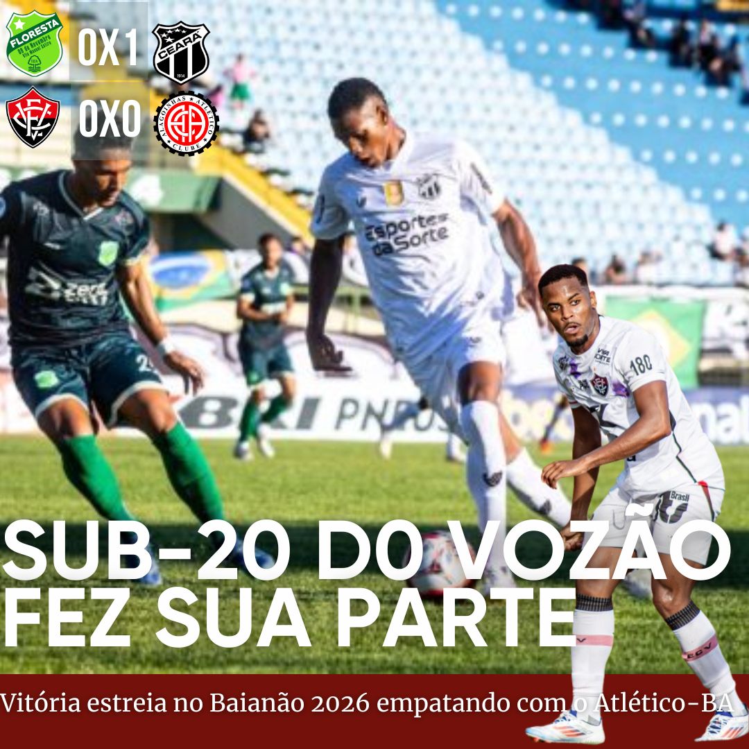 PÓS-JOGO – ESTADUAL – VITÓRIA 0 X 0 ATLÉTICO/BA | FLORESTA 0 X 1 CEARÁ
