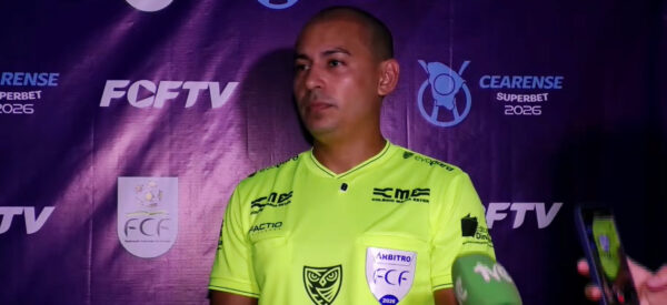 Árbitro explica pênalti não marcado para o Maracanã contra o Ferroviário: “Mão não sancionável” 1 Árbitro - Cearense Joanilson - Maracanã x Ferroviário