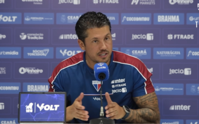 Após empate, Carpini fala que Fortaleza usou o jogo como “extensão da pré-temporada” e pede calma