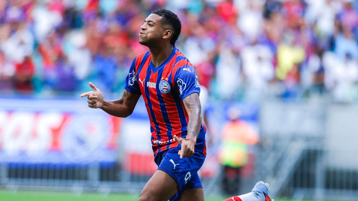 Após primeiro gol pelo Bahia aos 16 anos, Kauê Forquim projeta: “Vai sair muito mais”