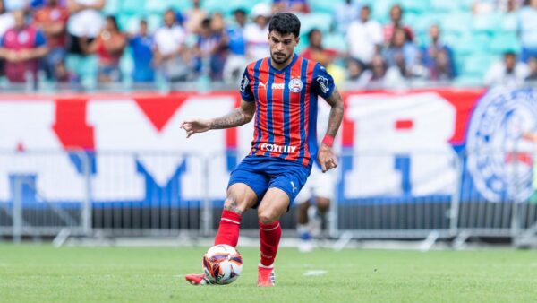 De herói do Bahia a futuro incerto na equipe: O que aconteceu com Cauly? 4 Cauly - meia do Bahia durante a temporada 2026