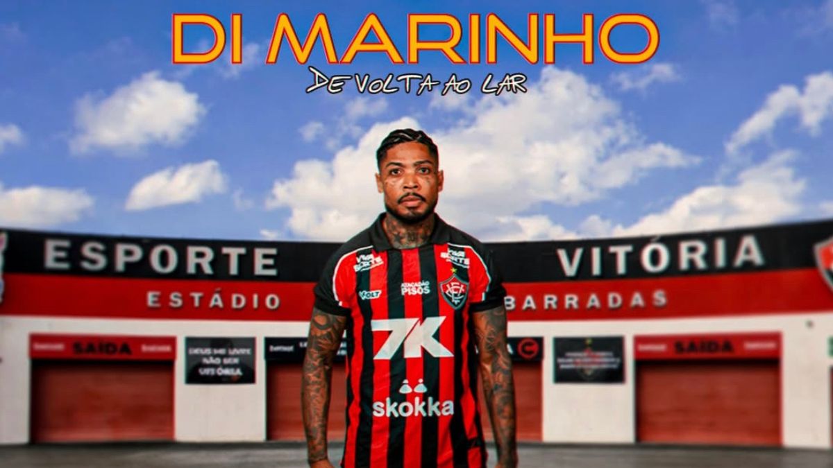 Vitória anuncia retorno do atacante Marinho