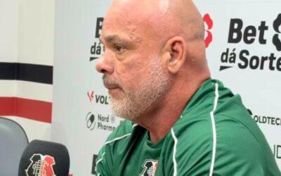 Auxiliar do Santa Cruz celebra ‘resposta’ do time com goleada e projeta chegada de novo treinador