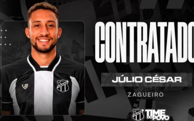 Ceará anuncia contratação do zagueiro Júlio César, ex-América-MG