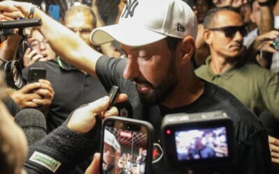 Torcida do Botafogo-PB marca presença no aeroporto para receber meia Nenê