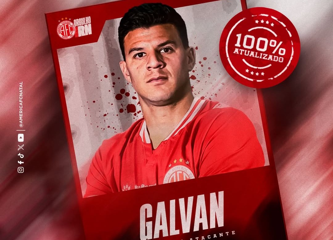 América-RN anuncia contratação do atacante Augusto Galvan, com passagem pela base do Real Madrid