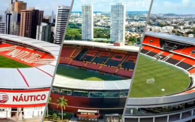 Inteligência Artificial simula modernização dos Aflitos, Ilha do Retiro e Arruda; veja